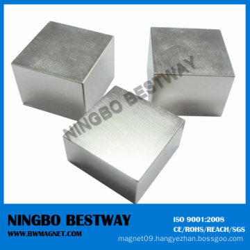 N35 Grade Ni Coating L50*50*25mm NdFeB Block Magnets